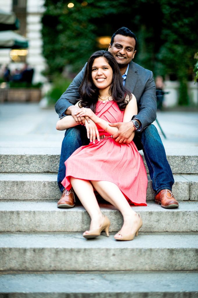 Bryant Park Engagement Photos