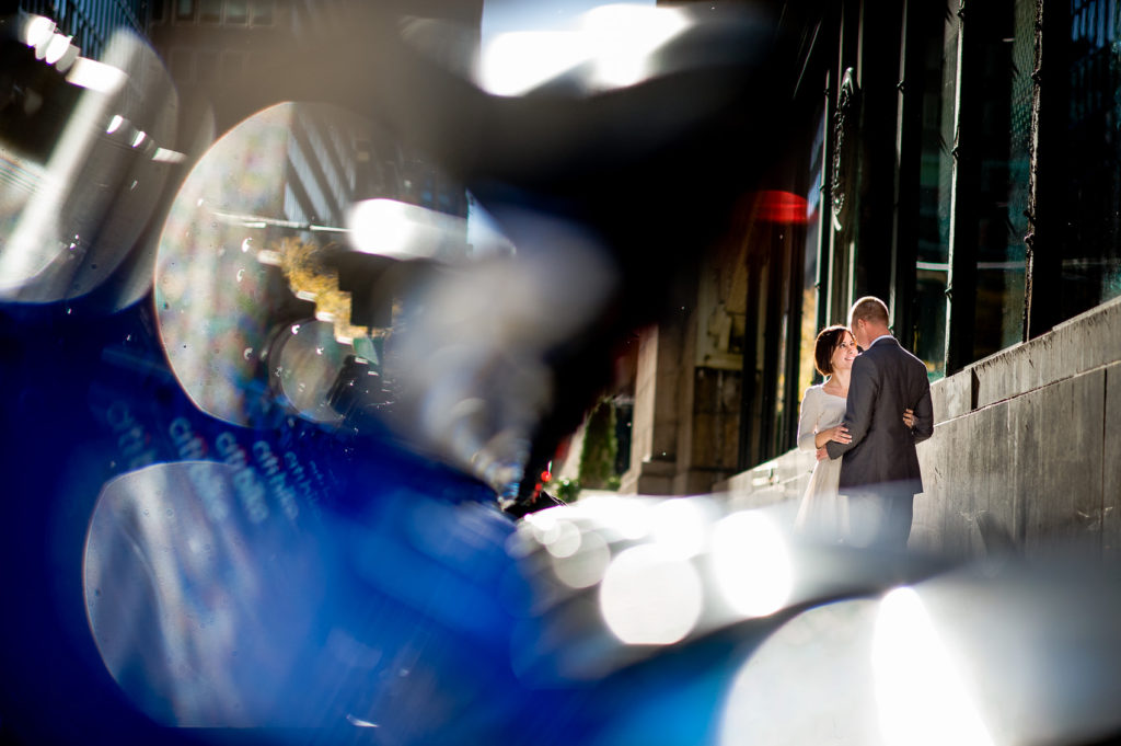 Grand Central Station engagement Session army homecoming pictures
