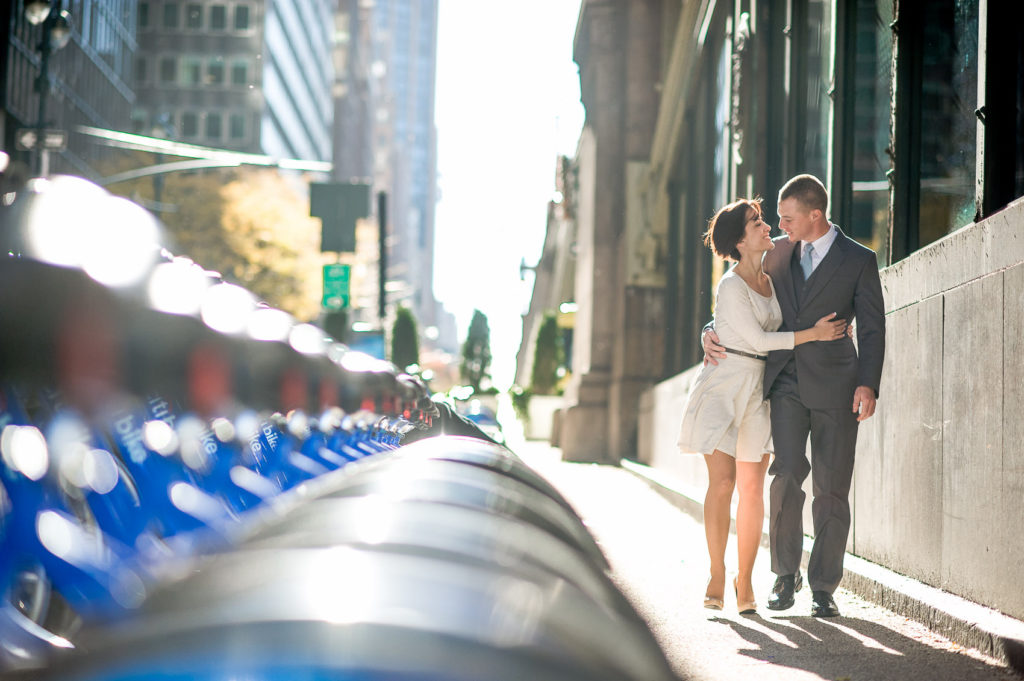 Grand Central Station engagement Session army homecoming pictures