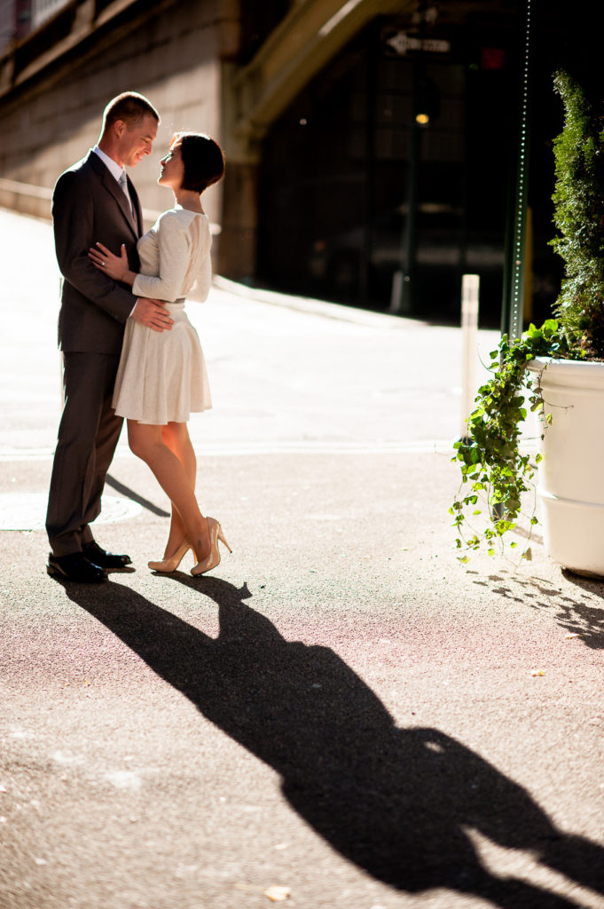 Grand Central Station engagement Session army homecoming pictures