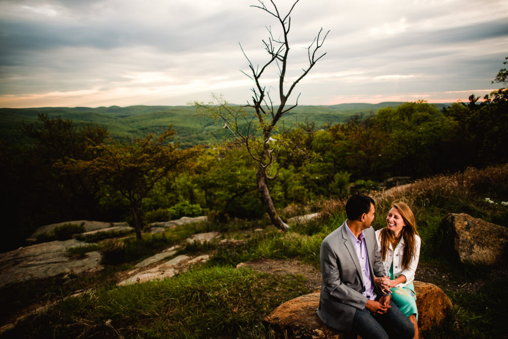Bear Mountain Engagement Photos by raleighw edding photographer dave shay