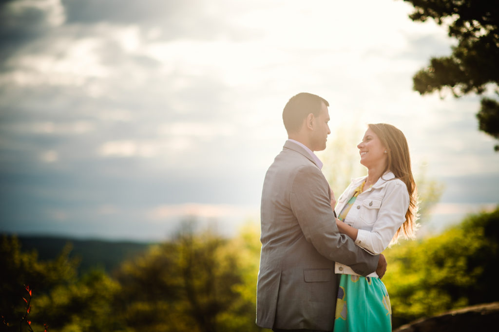 Bear Mountain Engagement Photos by raleighw edding photographer dave shay