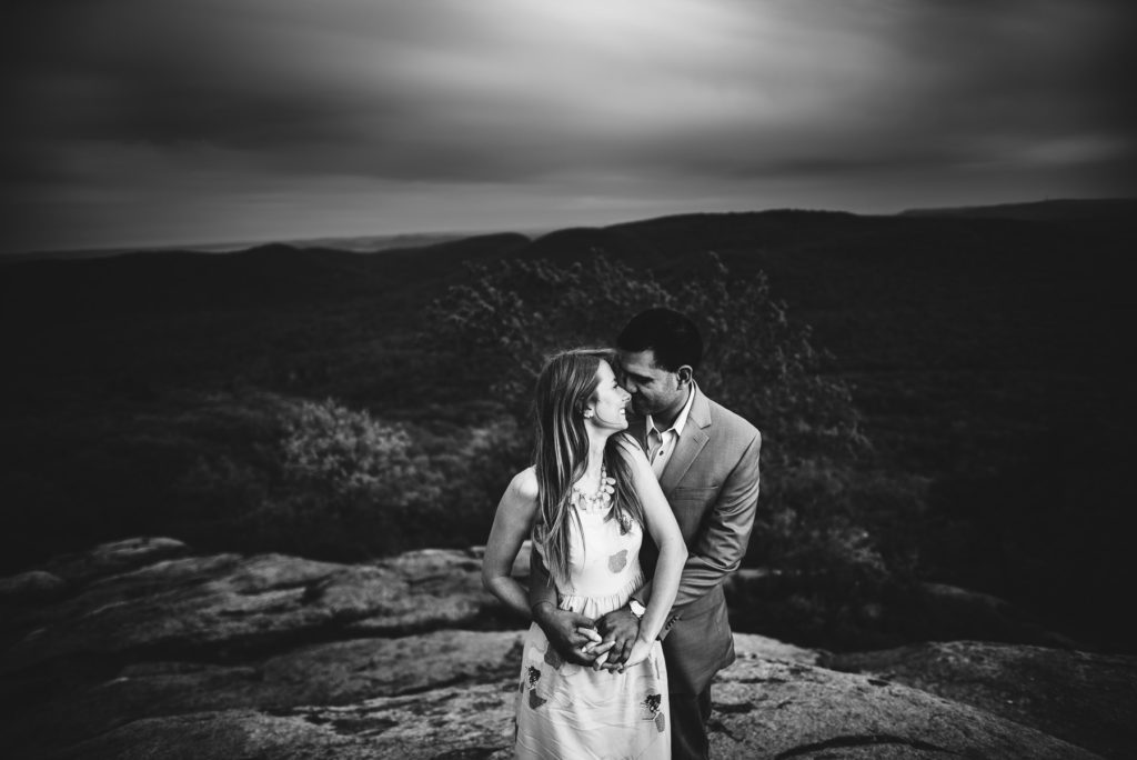 Bear Mountain Engagement Photos by raleighw edding photographer dave shay