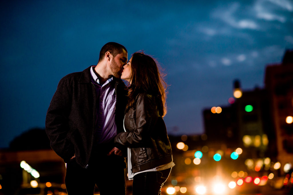 Hoboken engagement photos by raleigh wedding photographer dave shay