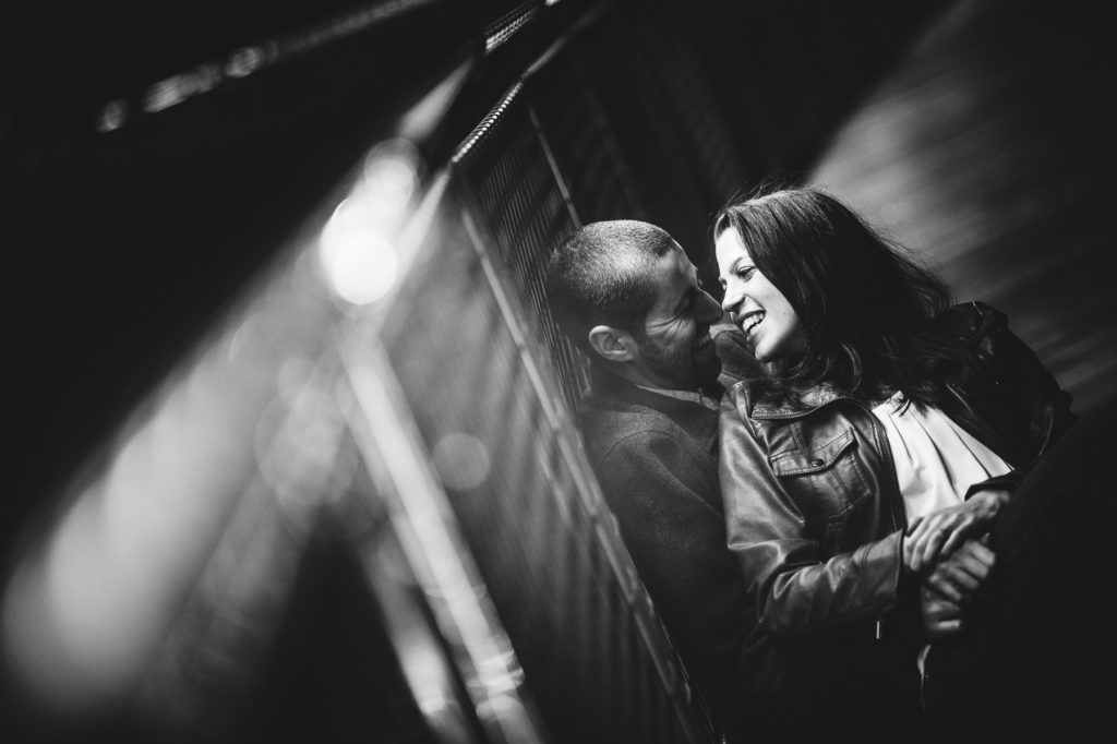 Hoboken engagement photos by raleigh wedding photographer dave shay