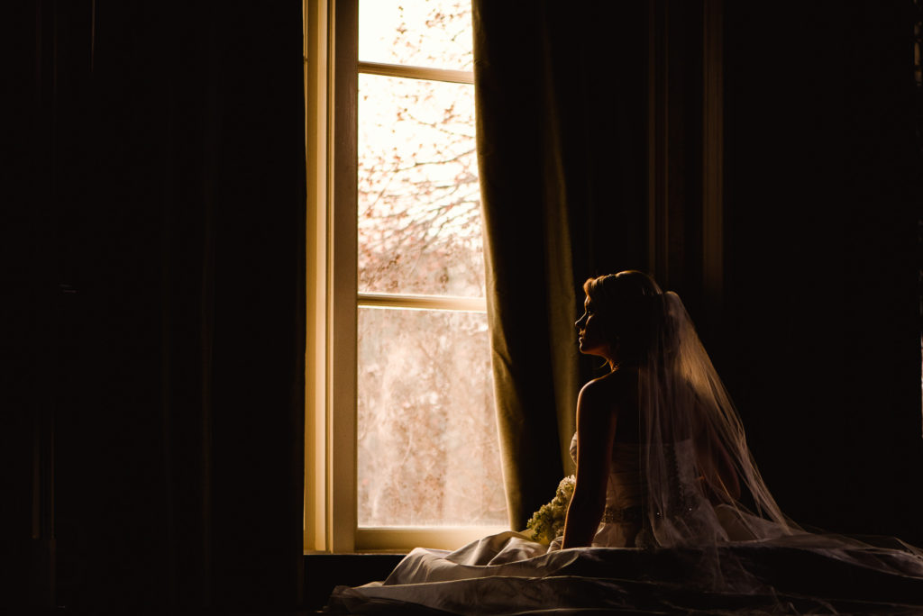 Carolina Country Club Bridal Photos by raleigh wedding photographer dave shay