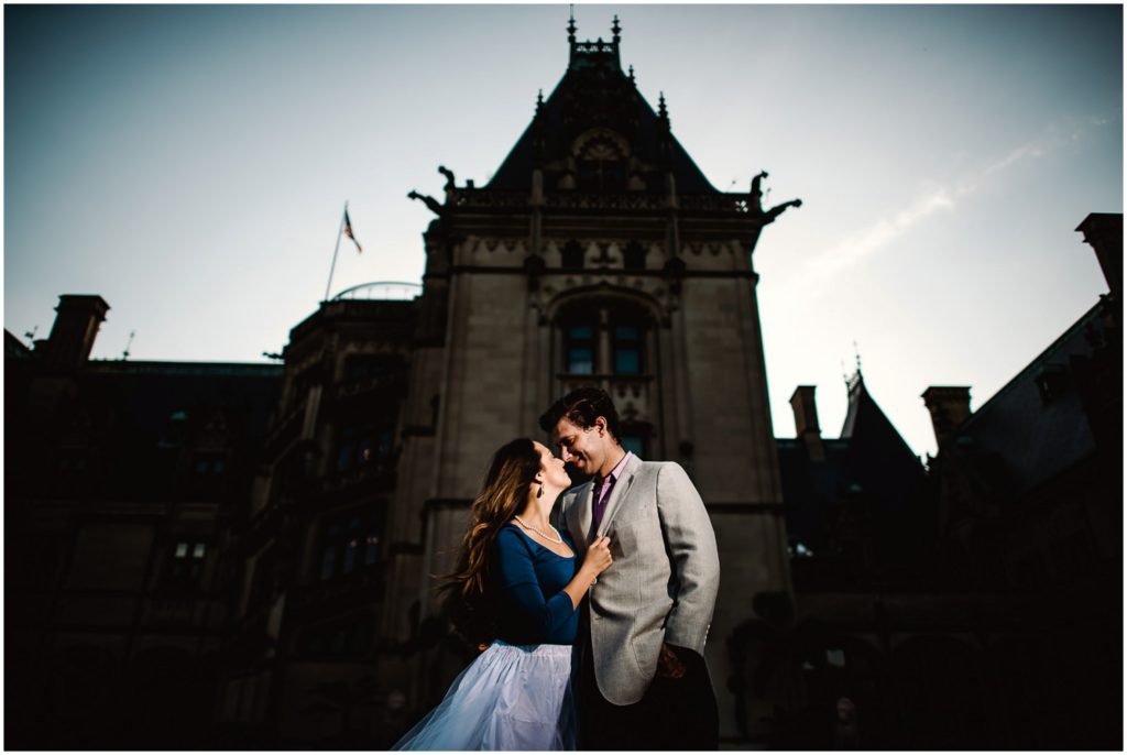 Biltmore Estate Engagement Photos by Asheville Wedding Photographer Dave Shay