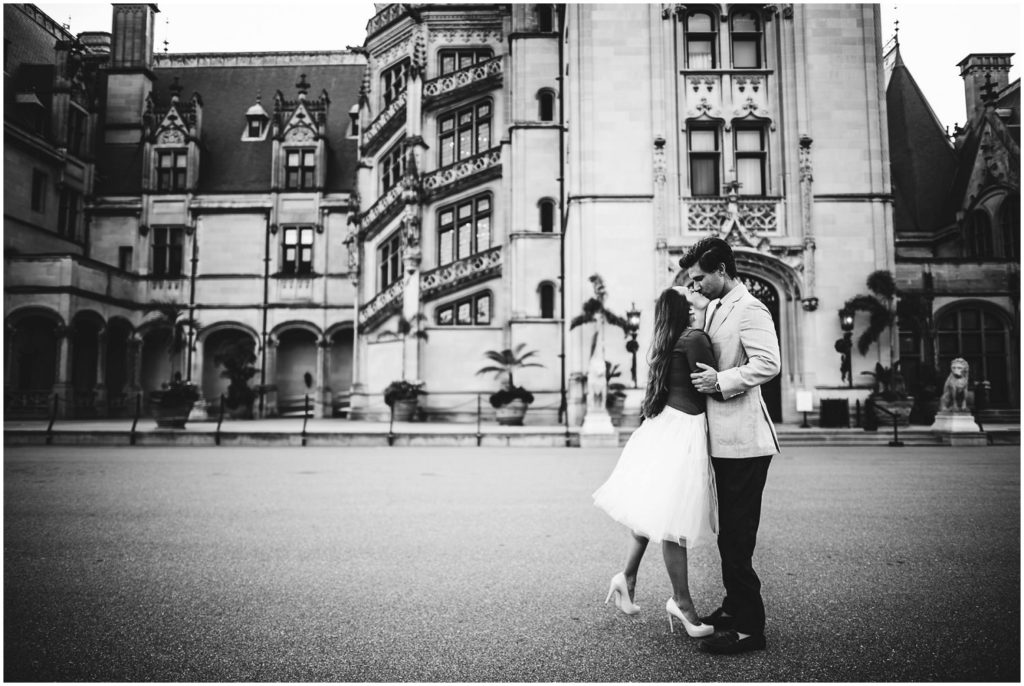 Biltmore Estate Engagement Photos by Asheville Wedding Photographer Dave Shay