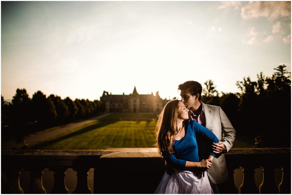 Biltmore Estate Engagement Photos by Asheville Wedding Photographer Dave Shay