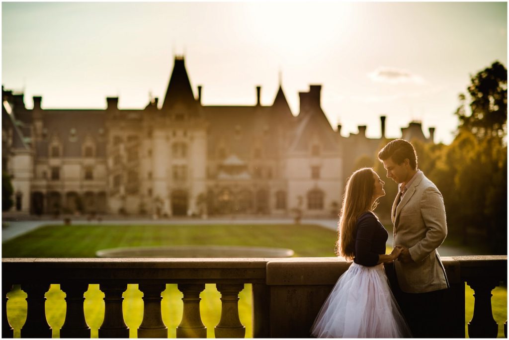 Biltmore Estate Engagement Photos by Asheville Wedding Photographer Dave Shay