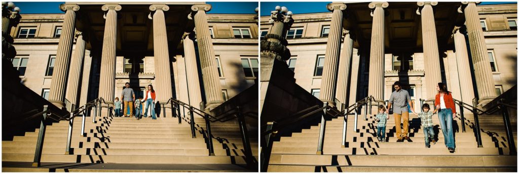 Iowa State University Family Photos by raleigh wedding photographer dave shay