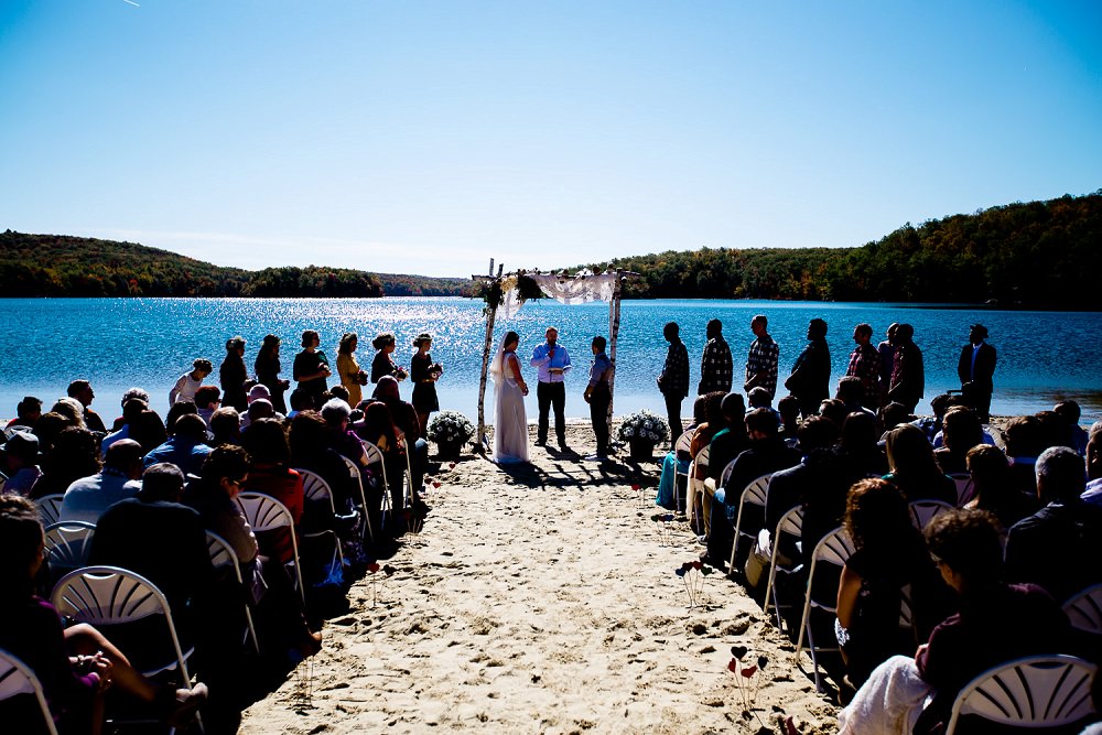 beach wedding photography by Raleigh wedding photographer dave shay