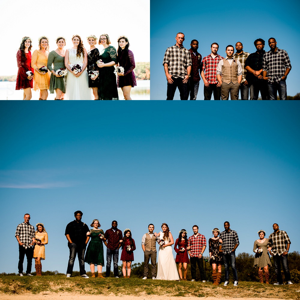 beach wedding portraits by Raleigh wedding photographer dave shay