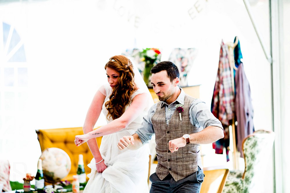 beach wedding reception by Raleigh wedding photographer dave shay