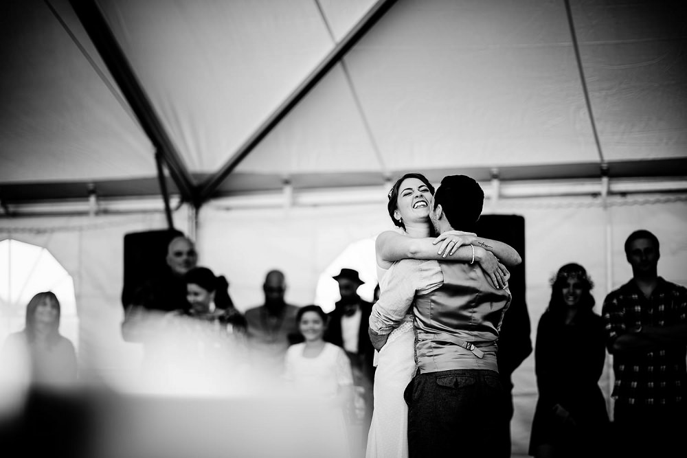 beach wedding reception by Raleigh wedding photographer dave shay