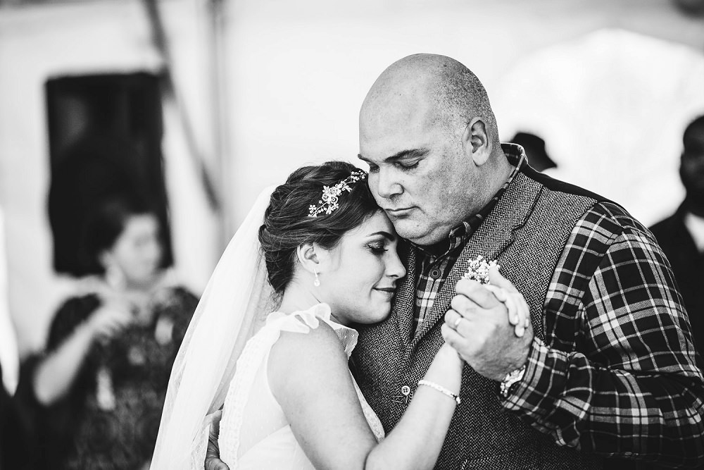 beach wedding reception by Raleigh wedding photographer dave shay