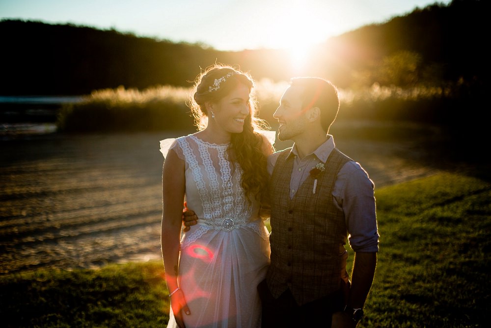 beach wedding reception by Raleigh wedding photographer dave shay