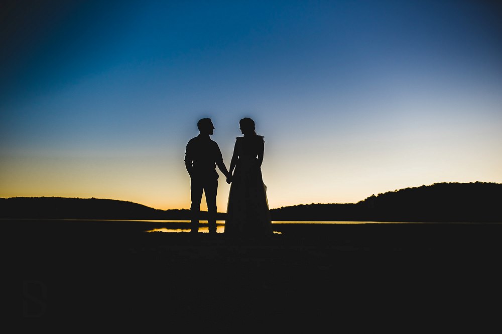 beach wedding reception by Raleigh wedding photographer dave shay