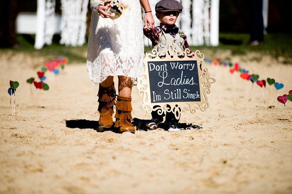 beach wedding photography by Raleigh wedding photographer dave shay