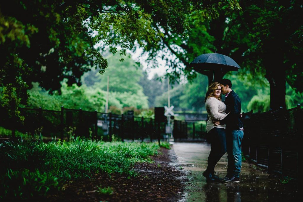 Nate and Katie's Pullen Park Engagement Photos in Raleigh North Carolina by Cary Wedding Photographer Dave Shay
