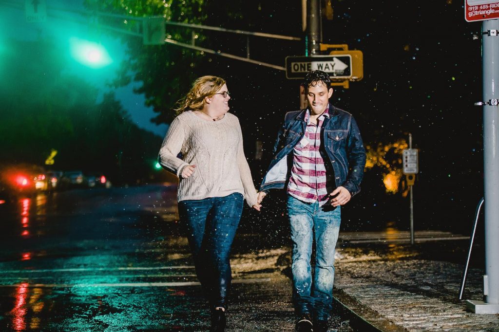Nate and Katie's Pullen Park Engagement Photos in Raleigh North Carolina by Cary Wedding Photographer Dave Shay