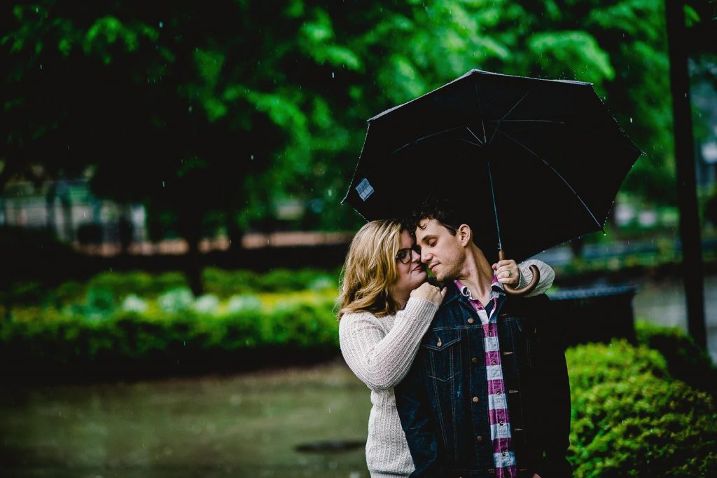 Nate and Katie's Pullen Park Engagement Photos in Raleigh North Carolina by Cary Wedding Photographer Dave Shay