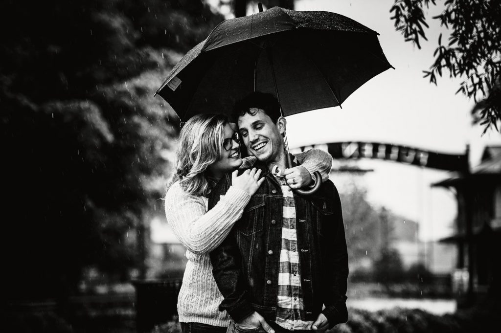 Nate and Katie's Pullen Park Engagement Photos in Raleigh North Carolina by Cary Wedding Photographer Dave Shay