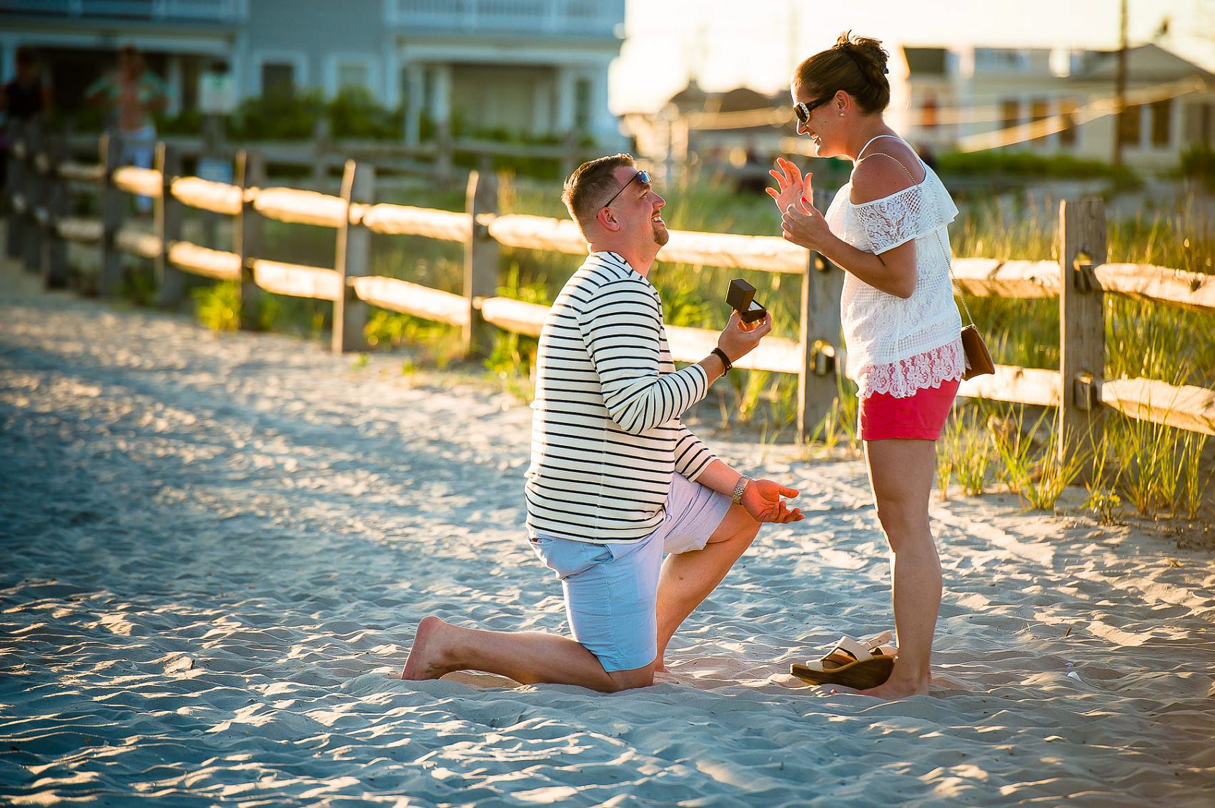 Ocean City beach Proposal | New Jersey Engagement Photographer | Anthony and Becca are engaged!