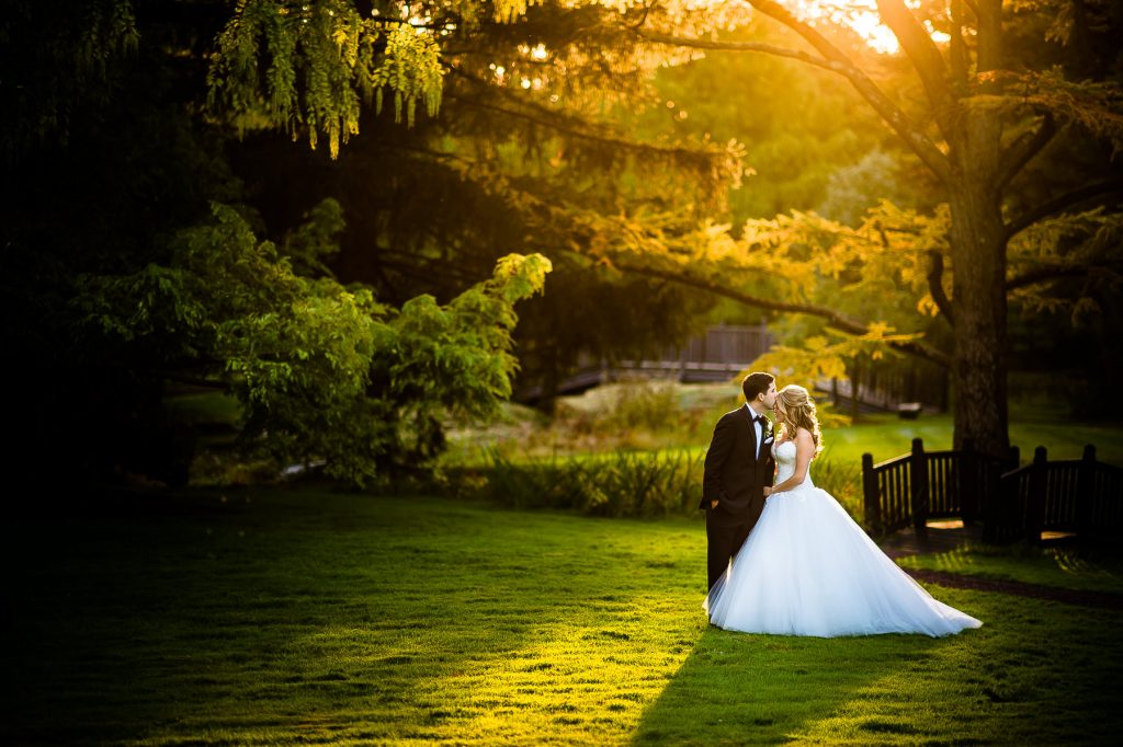 Natural light and airy wedding photo taken at pleasantdale chateau in New jersey