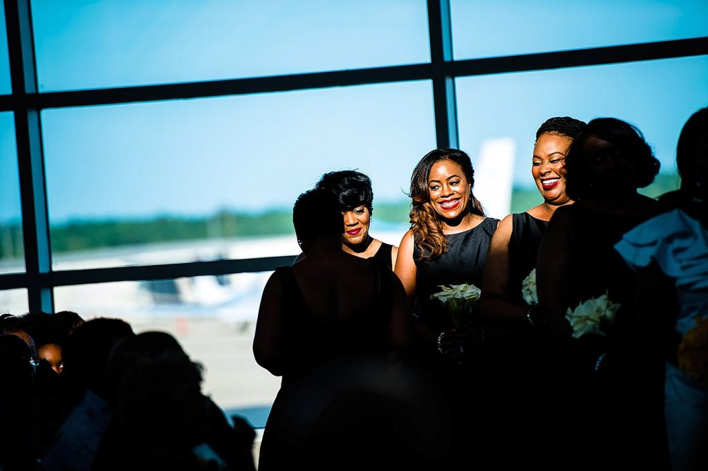 bridesmaids at RDU