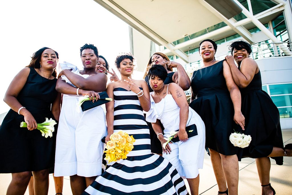 bridesmaids at RDU