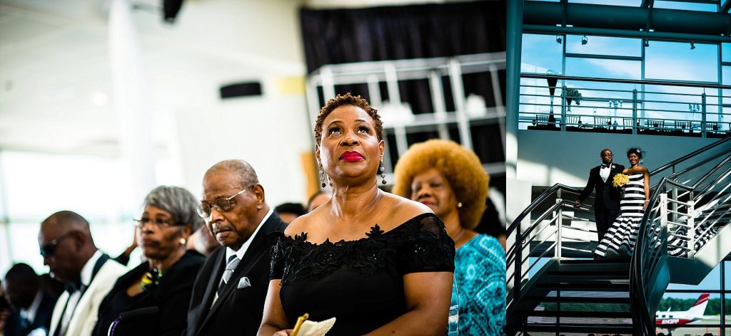 rdu general aviation terminal wedding ceremony entrances