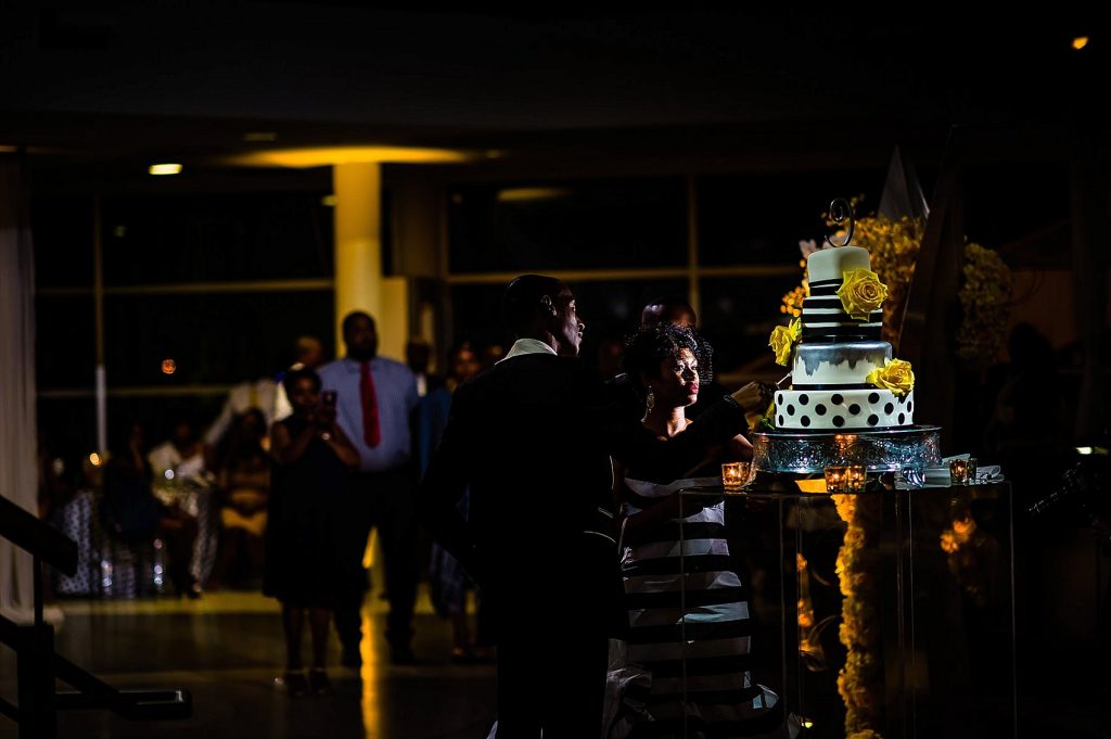 cake cutting at general aviation terminal
