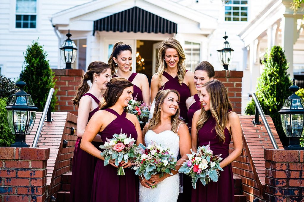 Bridesmaids before wedding