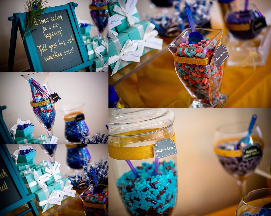 a wedding candy bar for favors