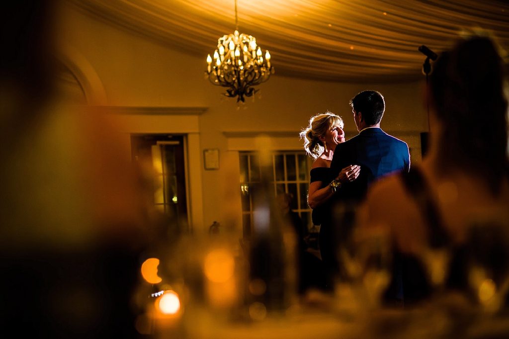 a mother and her son dancing