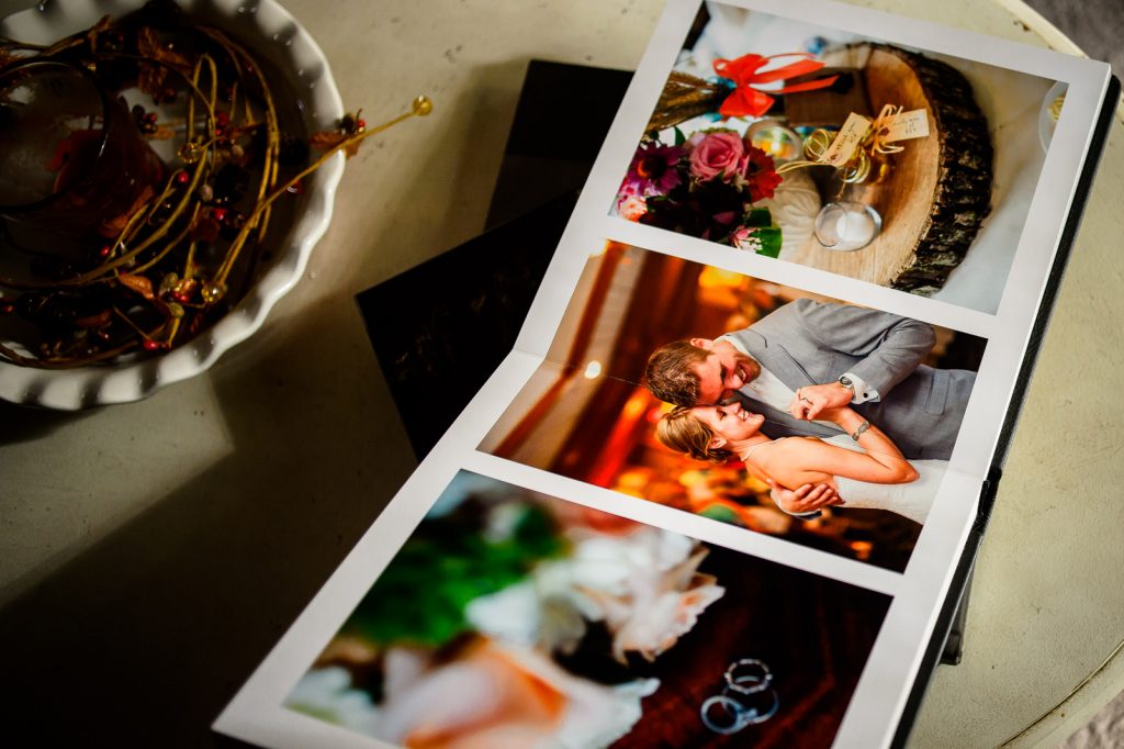 coffee table wedding album