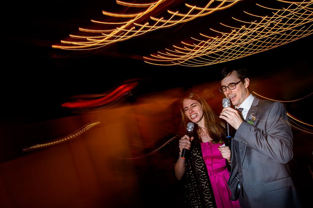 fun wedding karaoke
