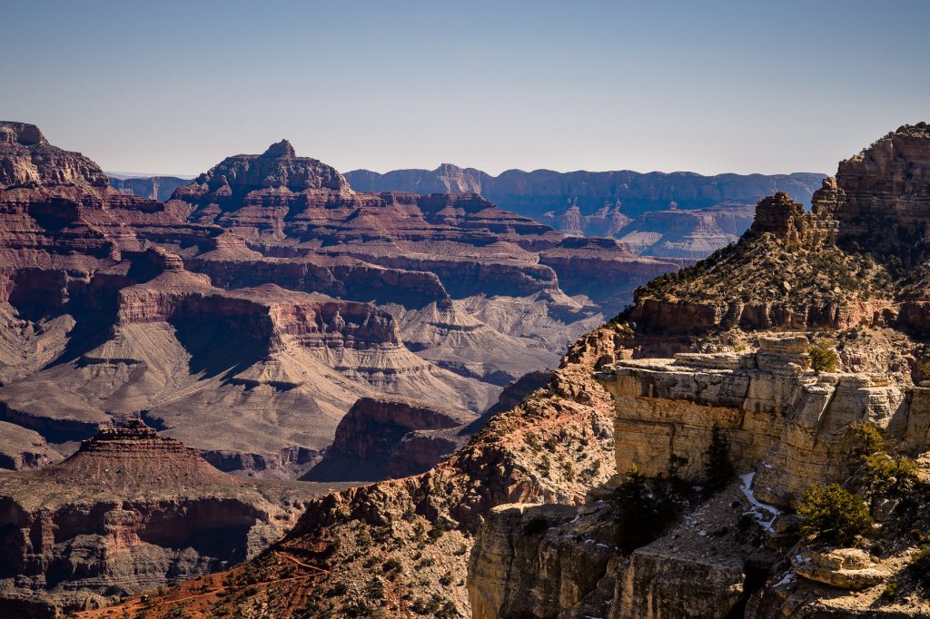 view from the grand canyon south rim