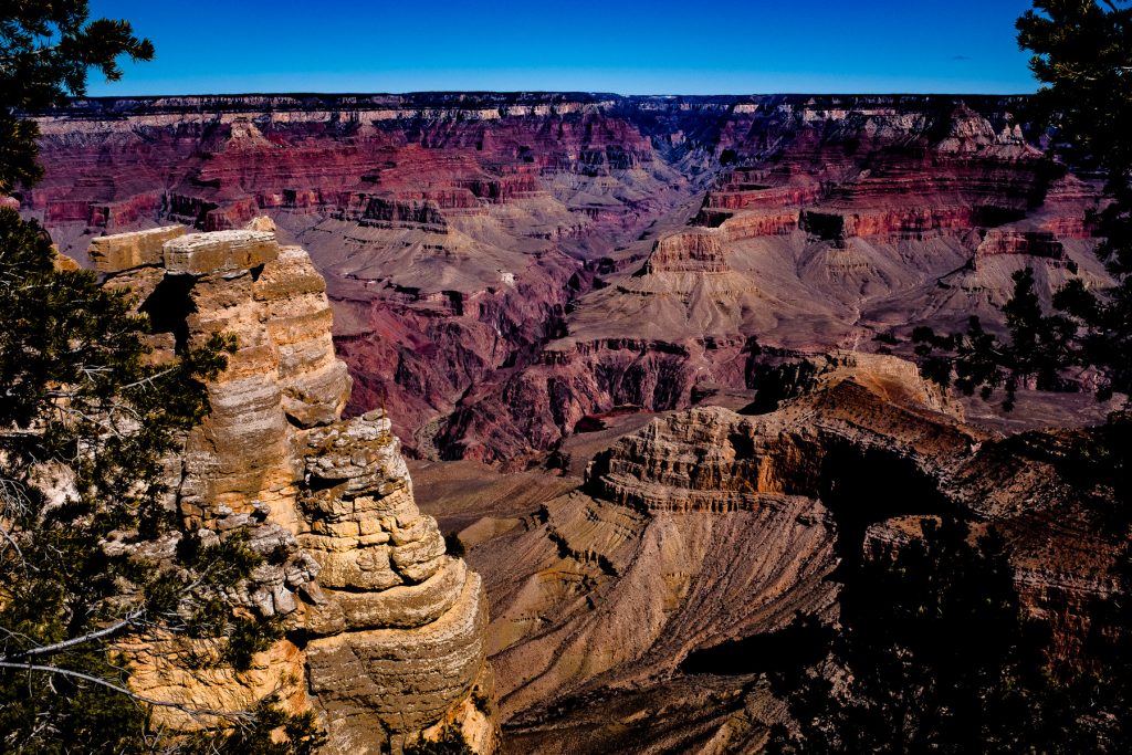 the grand canyon view from above