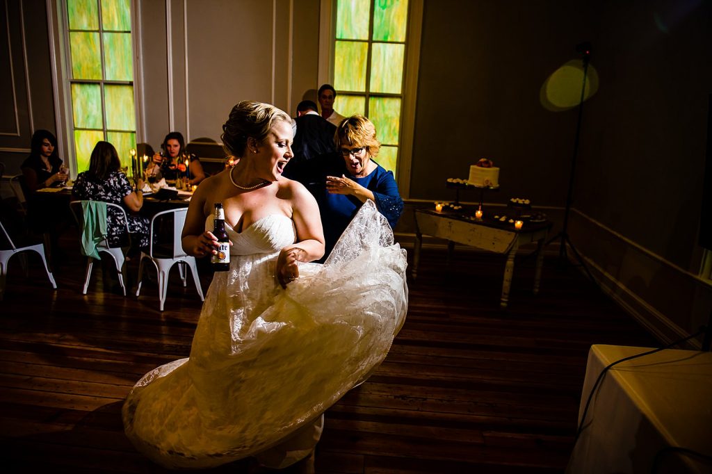 bride dancing