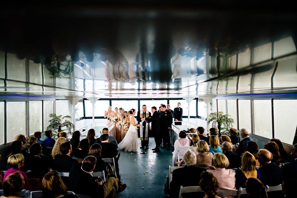 wedding ceremony on crystal coast lady