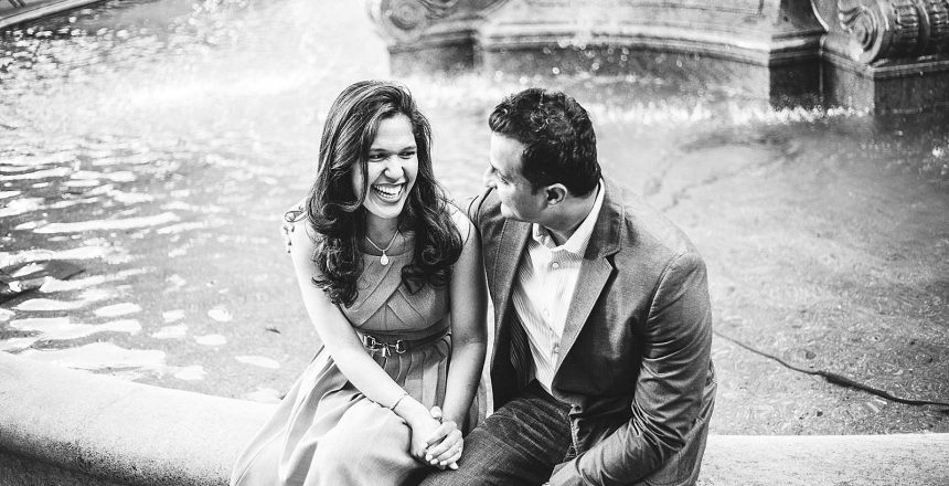 Bryant Park Engagement Photos Raleigh Wedding Photographer-3